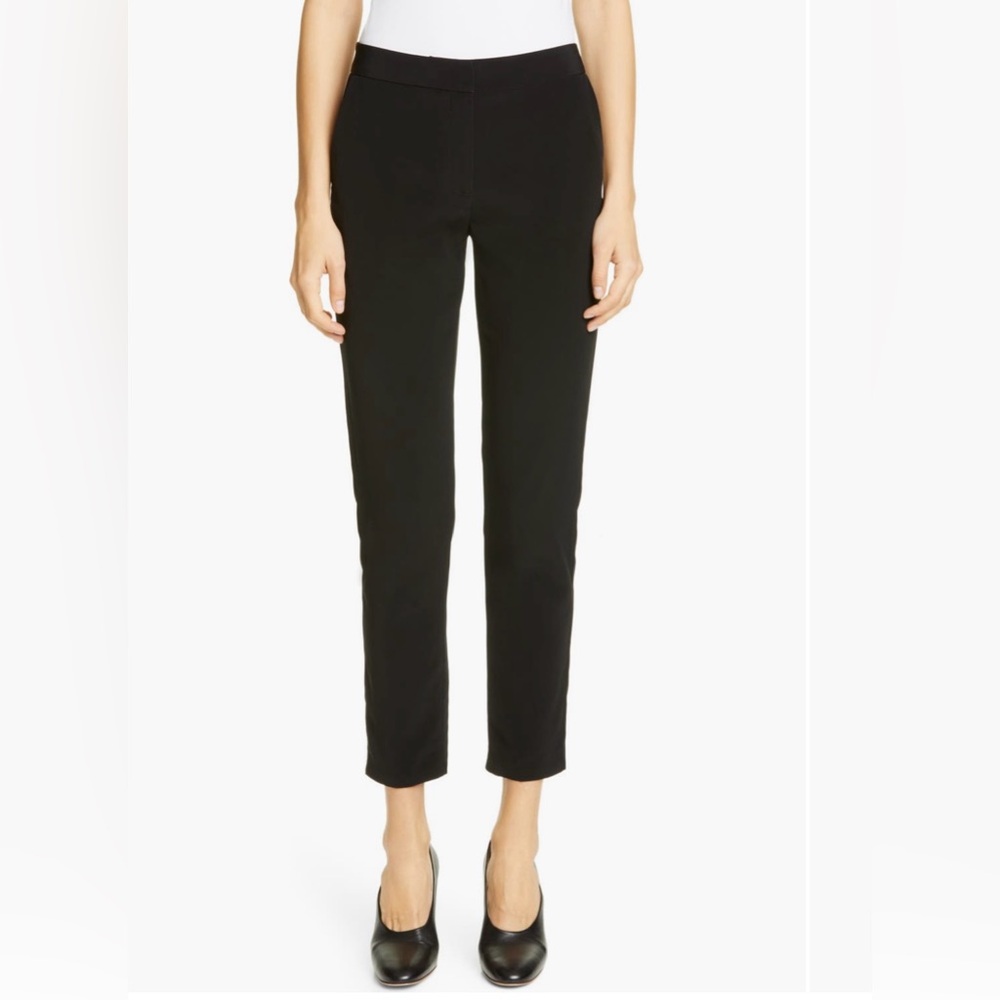 CO ESSENTIALS CROP CIGARETTE TROUSERS XL COLOR BLACK